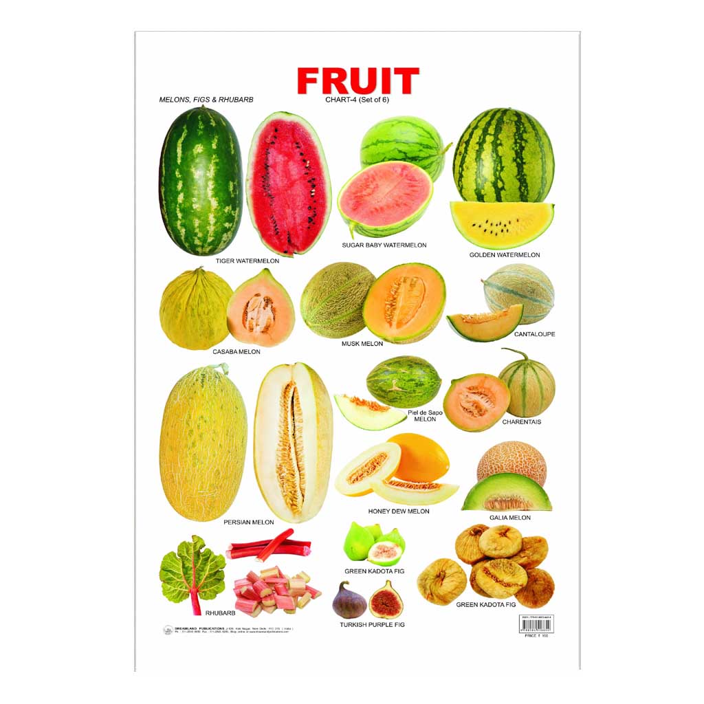Fruit -4 (Early Learning Chart)