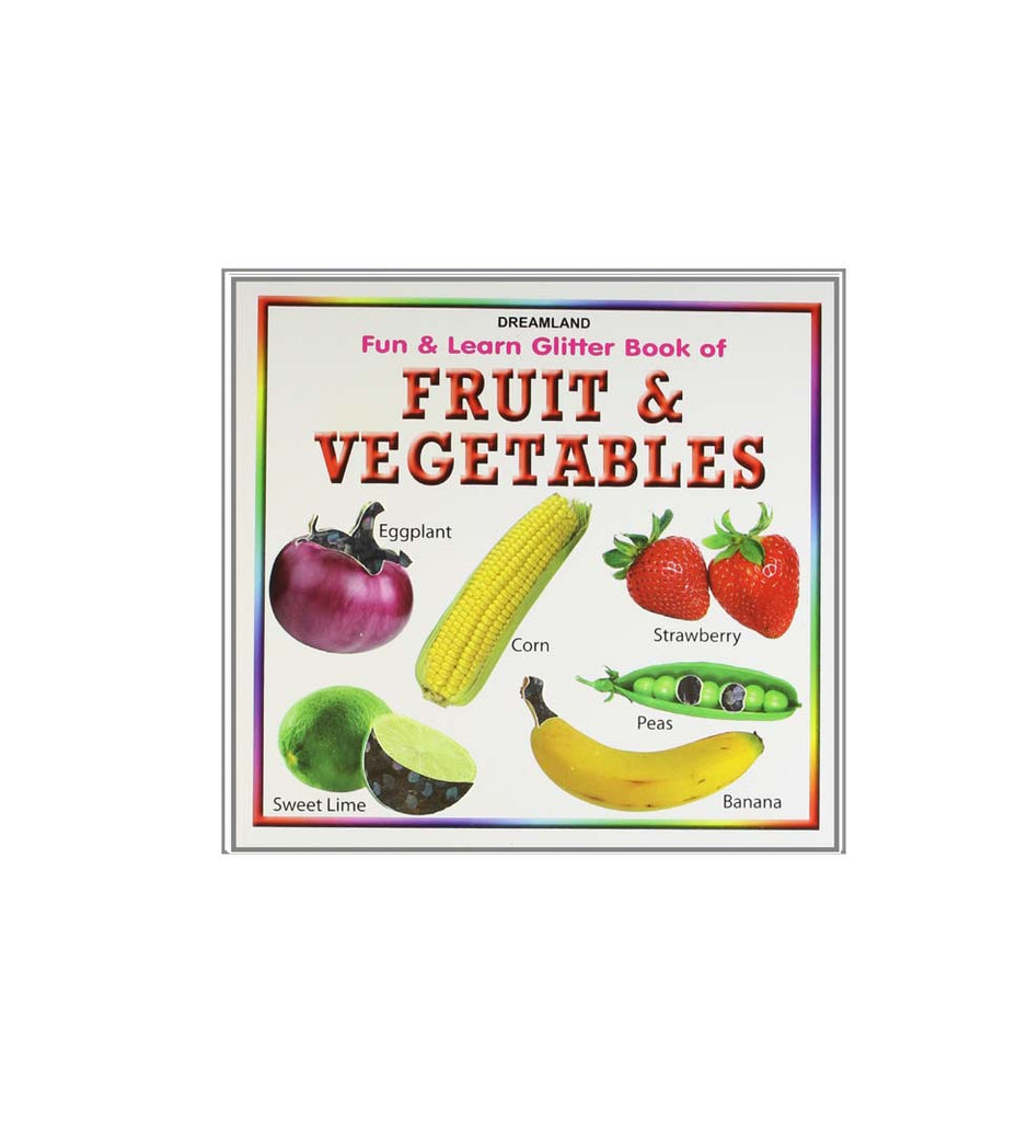 Fun And Learn Glitter - Fruit And Vegetables (English)