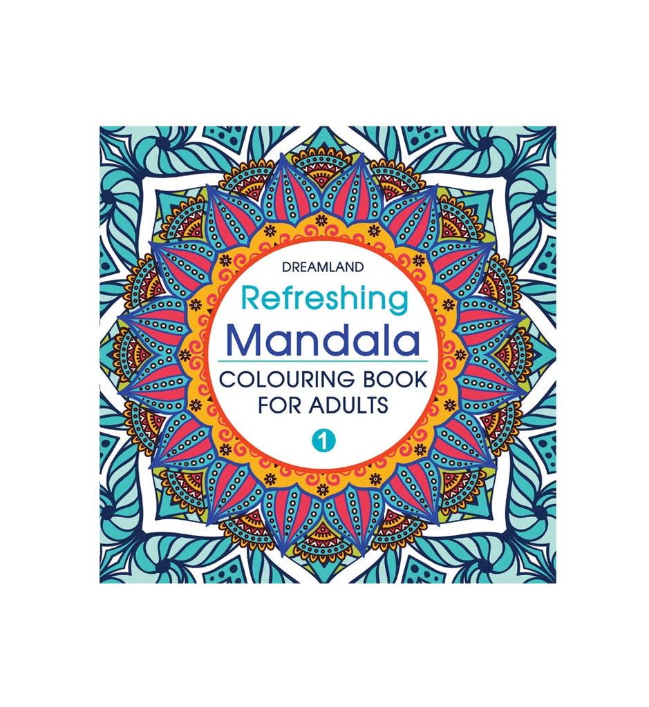 Refreshing Mandala- Colouring Book for Adults Book 1 (English)