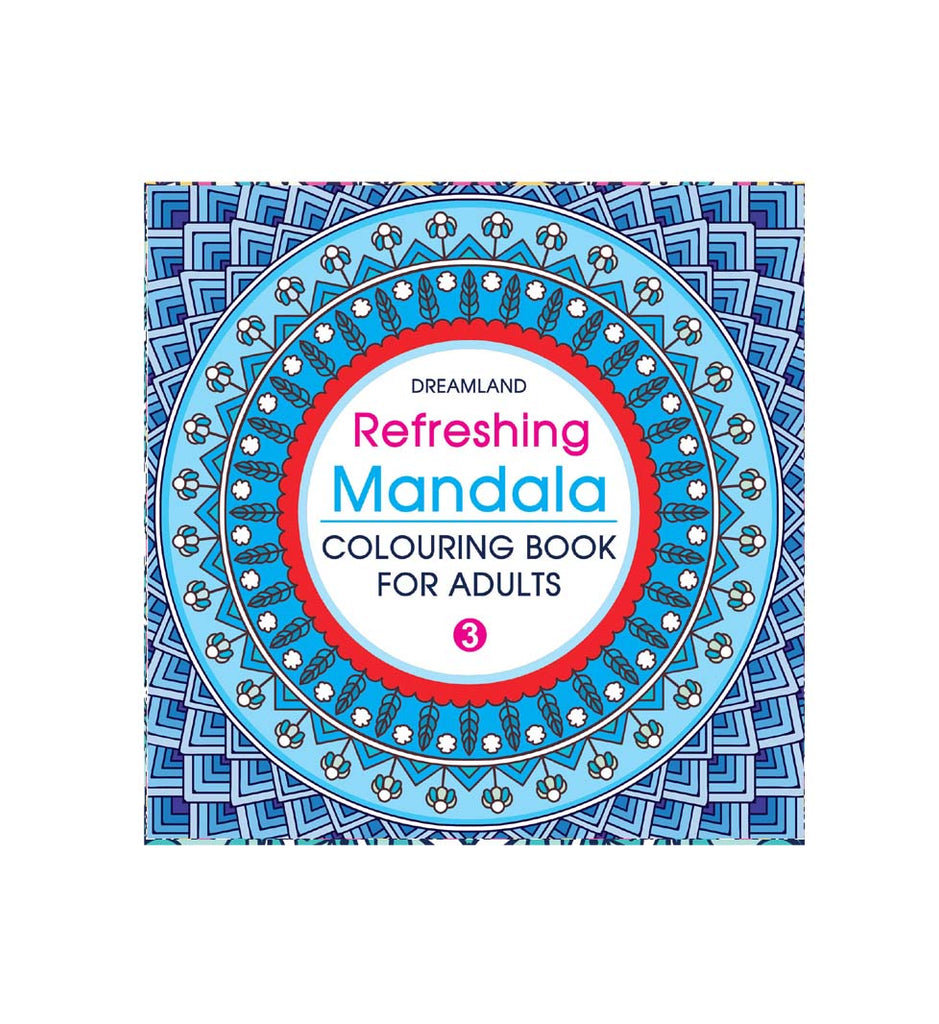 Refreshing Mandala - Colouring Book for Adults Book 3 (English)