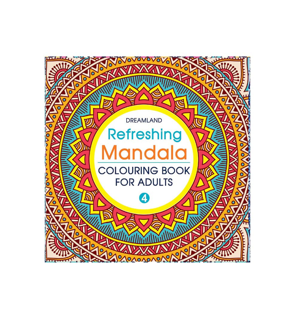 Refreshing Mandala - Colouring Book for Adults Book 4 (English)