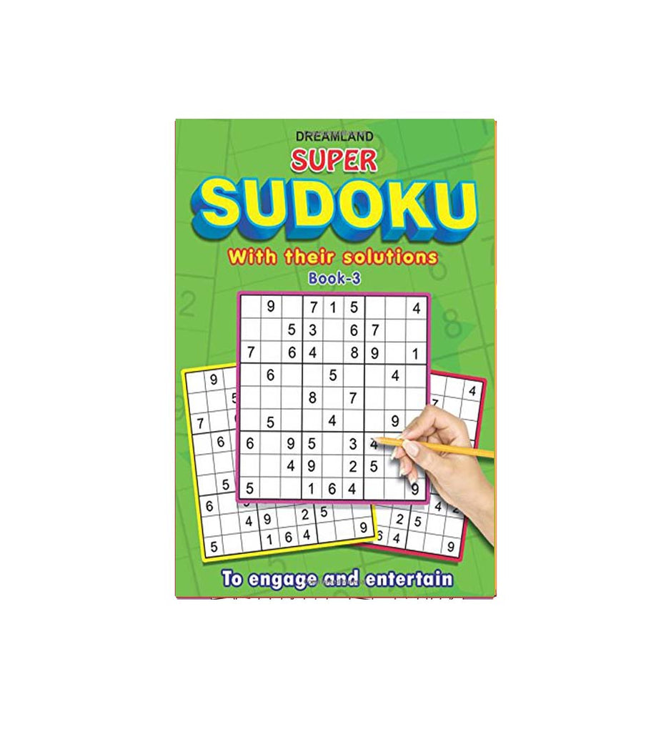 Super Sudoku With Solutions Book 3 (English)