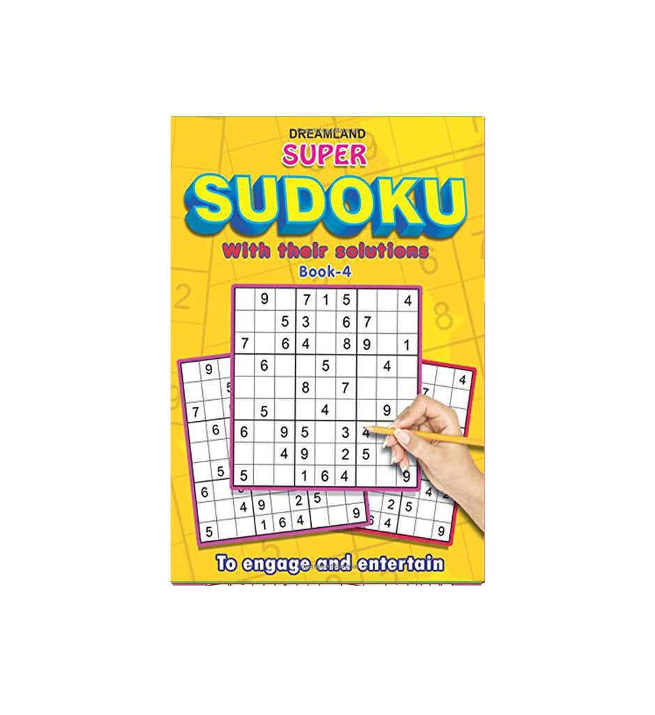 Super Sudoku With Solutions Book 4 (English)