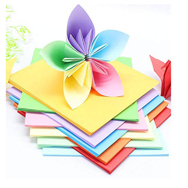 100 Pcs Color Sheets - Art and Craft Paper A4 Size