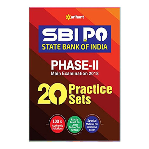 20 Practice Sets SBI PO Phase-II Main Examination (English)