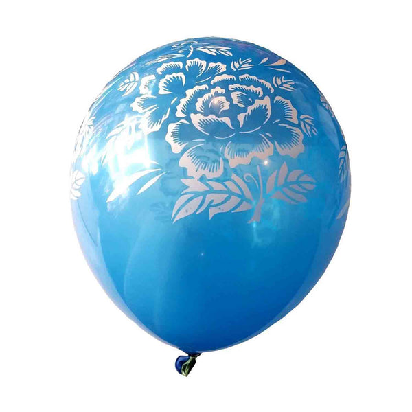 Assorted Printed Multi Color Balloons (Pack of 50) - Chirukaanuka