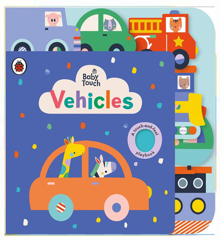 Baby Touch Vehicles Tab Board Book (English)