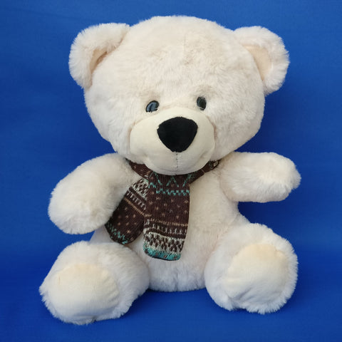Bear Plush With Muffler 30 cm - Chirukaanuka