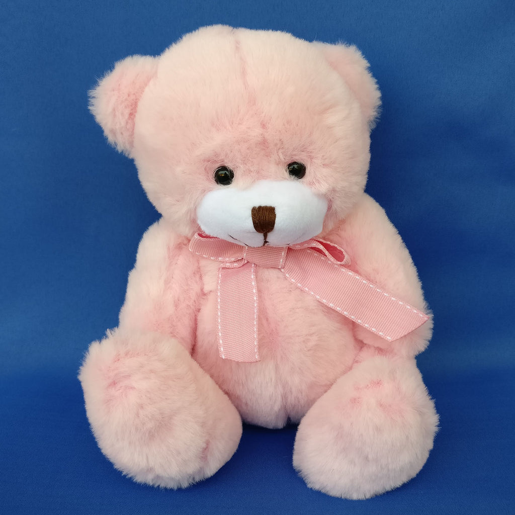 Soft Cuddly Baby Bear Pink 20 cm - Chirukaanuka