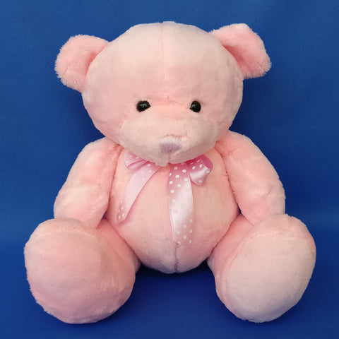 Pink Baby Soft Cuddly Bear 25 cm - Chirukaanuka