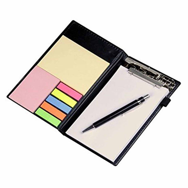 Memo Note Book With Sticky Notes & Clip Holder (Diary Style) - Chirukaanuka