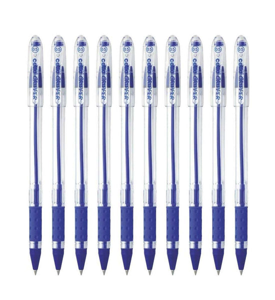 Cello Gripper Ball Pen (25 Pens Jar - Blue)