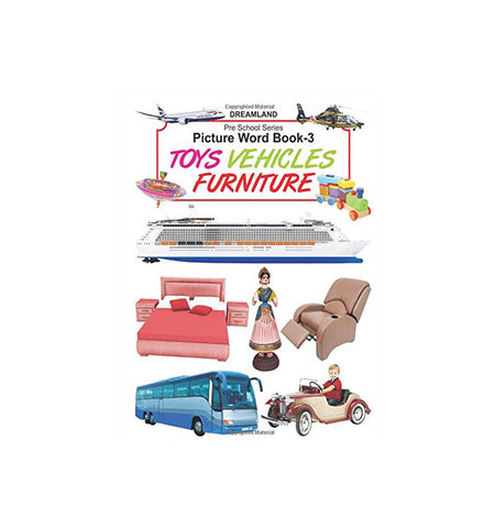 Children's Picture word-book  Part 3 Toys, Vehicles, Furniture (English)
