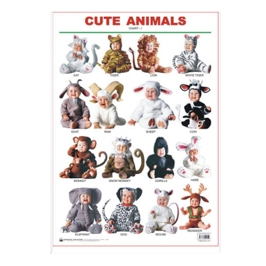 Cute Animals (Early Learning Chart) -1