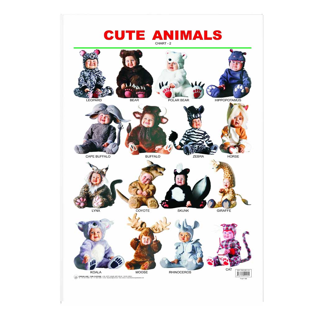 Cute Animals (Early Learning Chart) -2