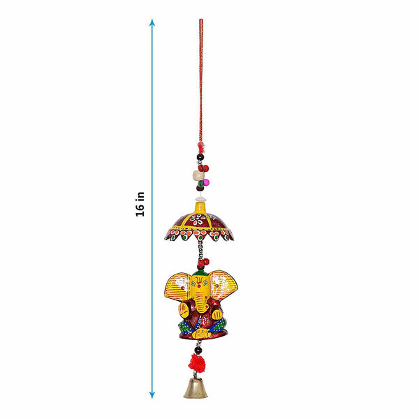 Decorative Ganesh Door Hanging - Set of 2 - Chirukaanuka