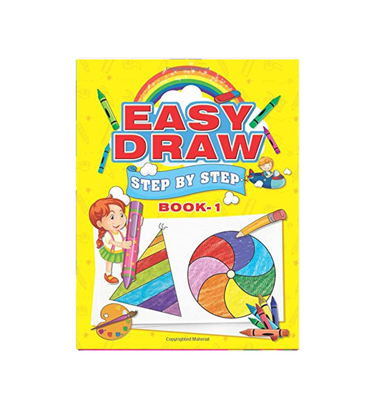 Easy Draw Step By Step Book 1 English Chirukaanuka