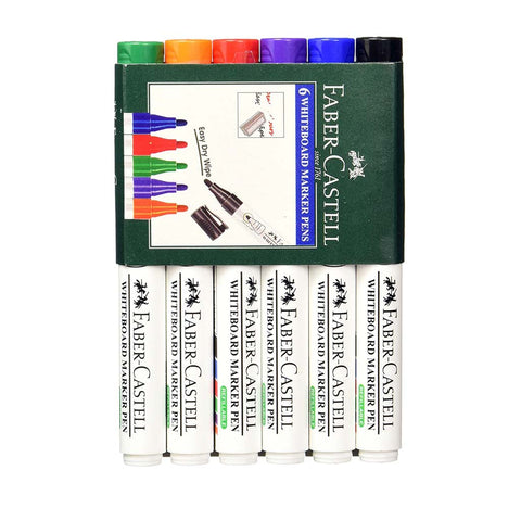 Faber-Castell Whiteboard Market - Pack of 6 (Assorted)