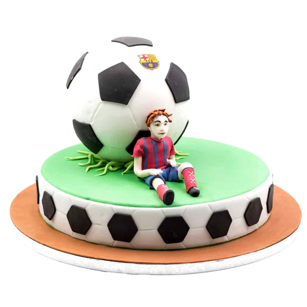 Football Player Fondant Cake - Chirukaanuka