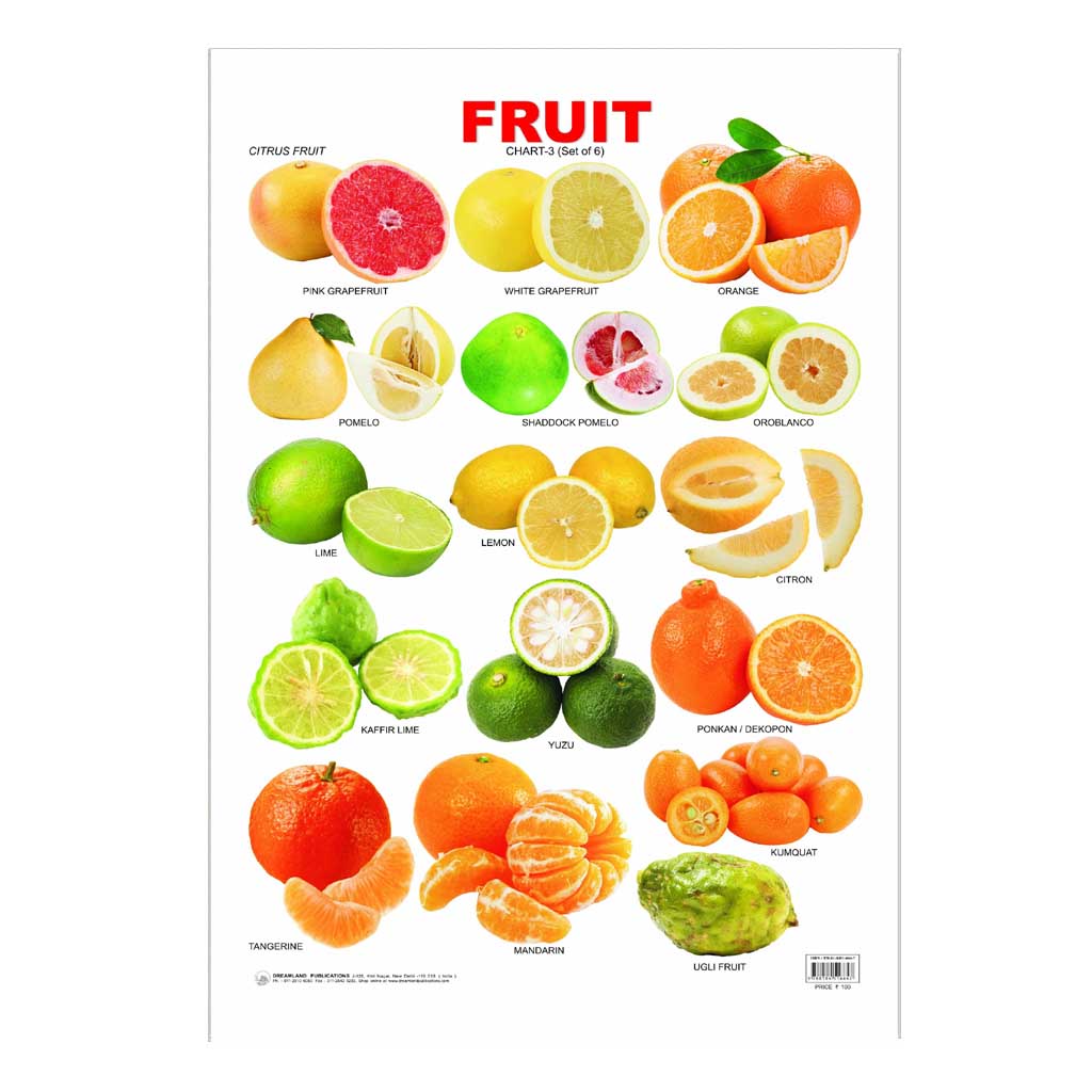 Fruit -3 (Early Learning Chart)