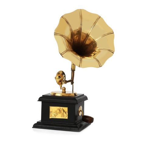 Handmade Vintage Dummy Gramophone For Home Decor - Chirukaanuka