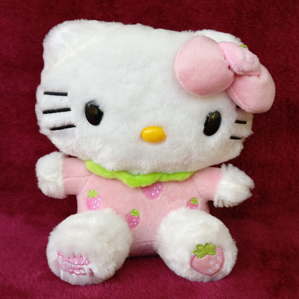 Hello Kitty Plush Strawberry 20 cm - Chirukaanuka