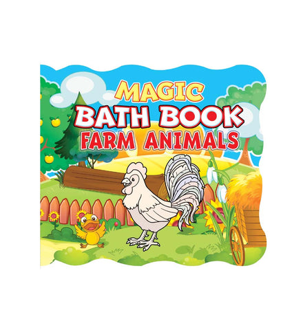 Magic Bath Book  - Farm Animals (English)