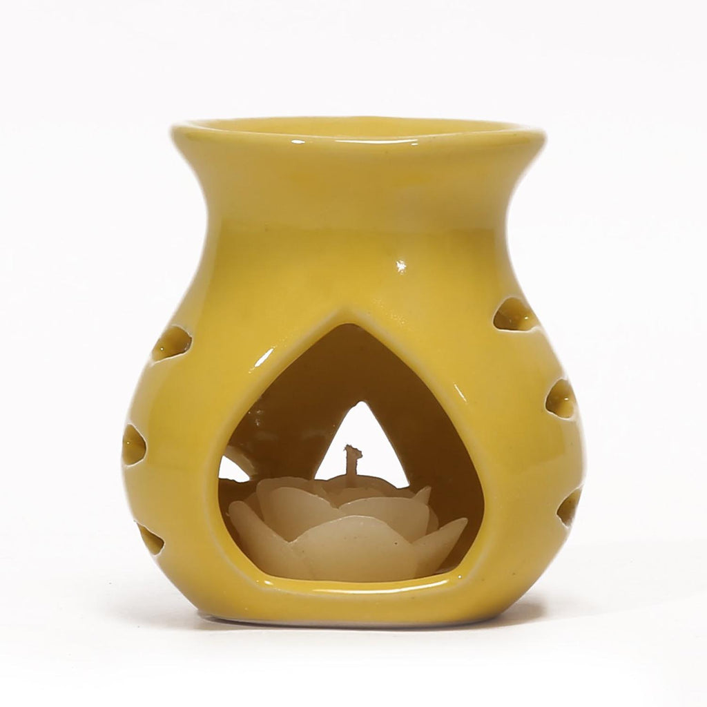 Mini Ceramic Diffuser Yellow - Chirukaanuka