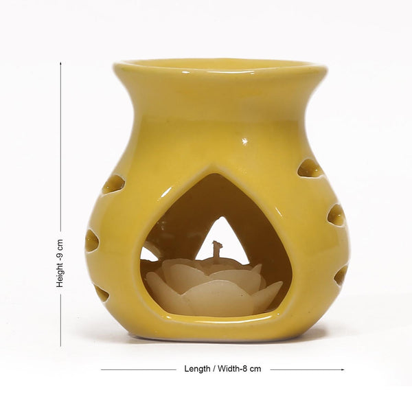 Mini Ceramic Diffuser Yellow - Chirukaanuka