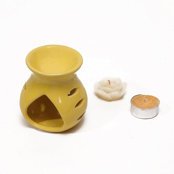 Mini Ceramic Diffuser Yellow - Chirukaanuka