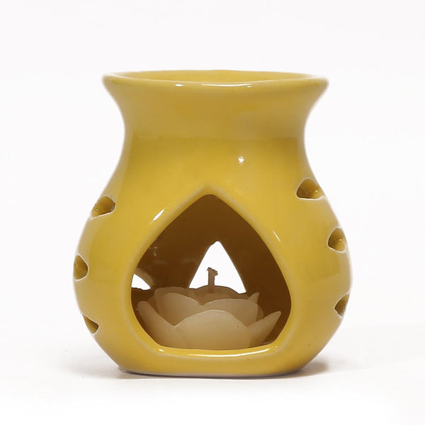 Mini Ceramic Diffuser Yellow - Chirukaanuka