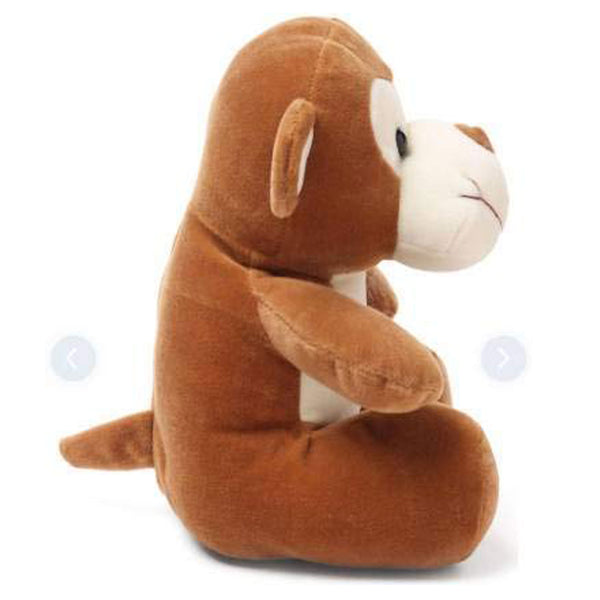 Monkey Sitting Plush Soft Toy 28 cm