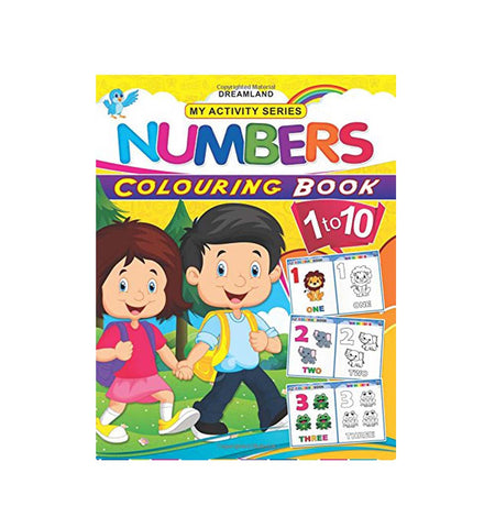 My Activity- Numbers Colouring Book (English)