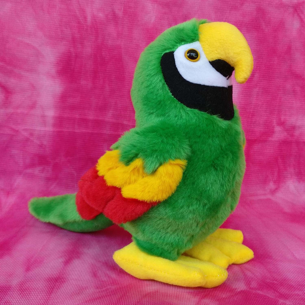Parrot Plush Green Toy 20 cm - Chirukaanuka