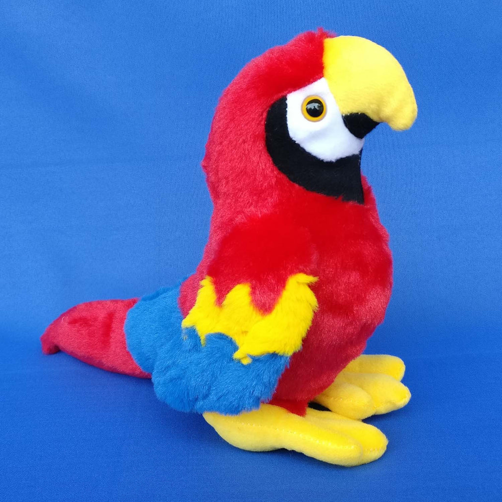 Parrot Plush Red Toy 20 cm - Chirukaanuka