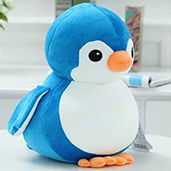 Penguin Teddy Bear Plush Soft Toy 28 cm (Blue)