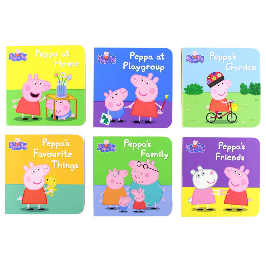 peppa pig little library ミニ絵本　ボードブック Peppa Pig: Little Library Board book - 2009 – Chirukaanuka