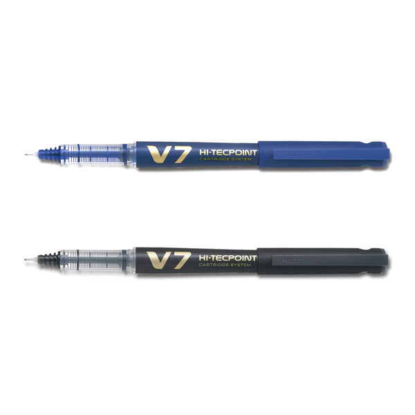 Pilot V7 Hi-tecpoint Pens With Cartridge