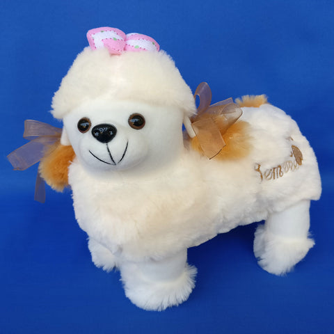 Shepherd Plush Toy Poodle 9 Inch - Chirukaanuka