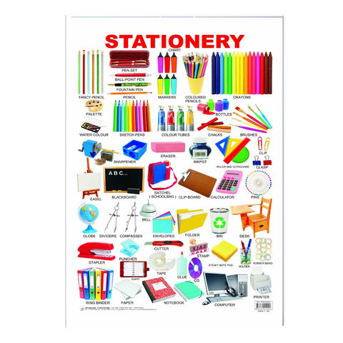 Stationery (Early Learning Chart)