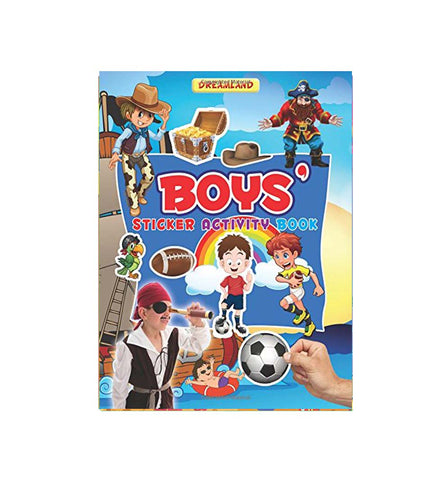 Sticker Activity Book - Boys (English)
