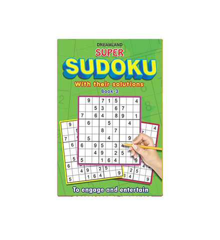 Super Sudoku With Solutions Book 3 (English)