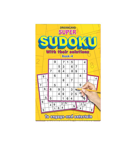 Super Sudoku With Solutions Book 4 (English)