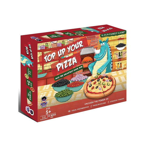 TOP UP Your Pizza Board Game | Kids Play Food Pizza Game (Ages 5-10 yr)