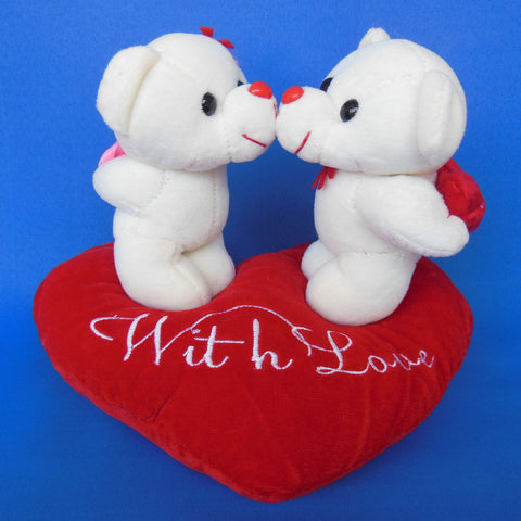 Kissing With Love Teddy Bears 19 cm - Chirukaanuka