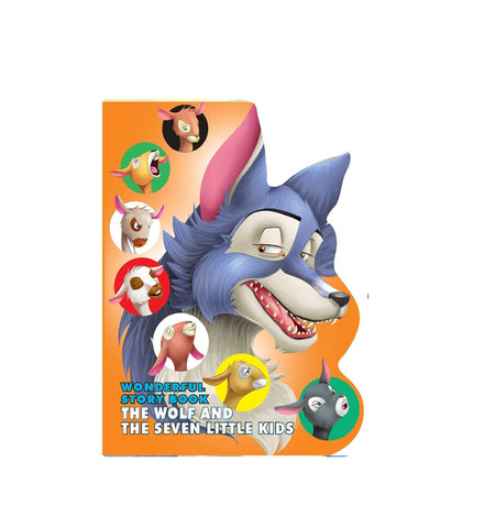 Wonderful Story Board book- The Wolf and the Seven Little Kids (English)