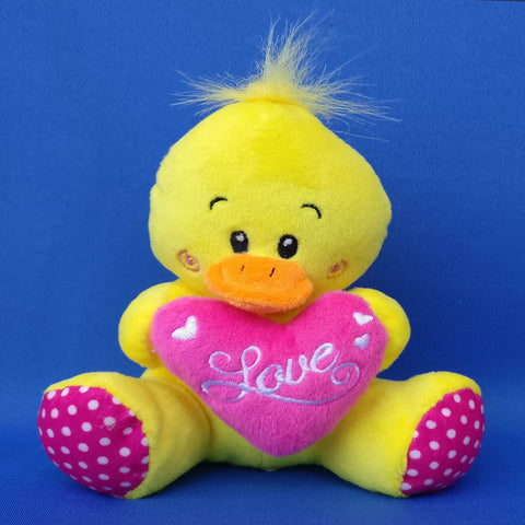 Soft Cute Yellow Duck Toy 14 cm - Chirukaanuka