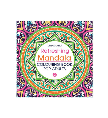 Refreshing Mandala- Colouring Book for Adults Book 2 (English)
