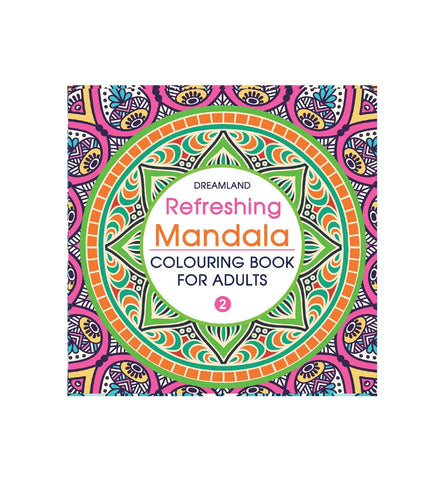 Refreshing Mandala- Colouring Book for Adults Book 2 (English)