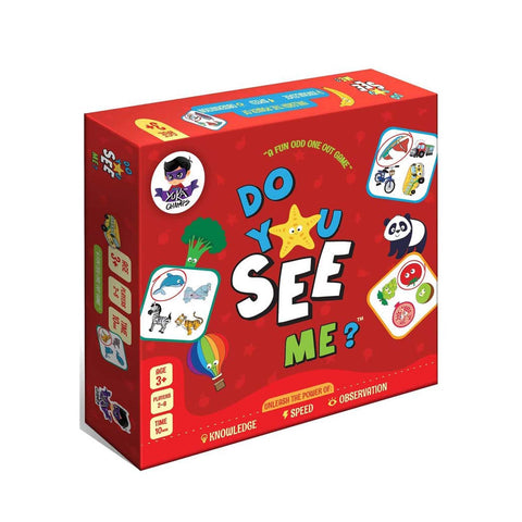 Do You See Me Card Game 2 | Educational & Fun Mind Skills Animal Print Flash Card Game (Ages 3-7 yr)